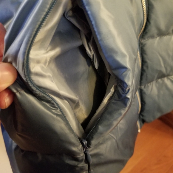 Used once after purchase women’s Sundance Ombre Blue Puffer Jacket XL - Picture 4 of 7